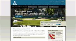 Desktop Screenshot of lakewoodgolfcc.com
