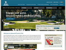 Tablet Screenshot of lakewoodgolfcc.com